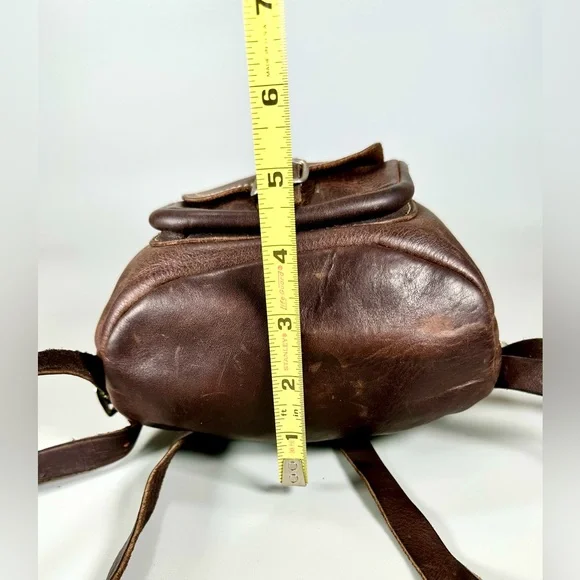 Roots Women’s Vintage Genuine Leather Mini Backpack - Picture 11 of 12